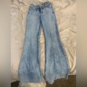 Light blue flared jeans, Size 7/27, Brand-Kancan